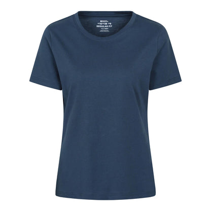 Navy - Front - Mountain Warehouse Womens-Ladies Three Peaks Graphic Back Print T-Shirt