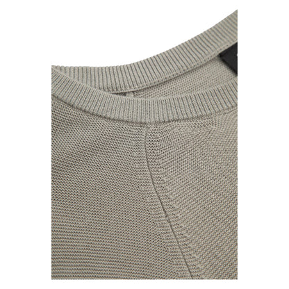 Light Khaki - Side - Animal Womens-Ladies Textured Cotton Jumper