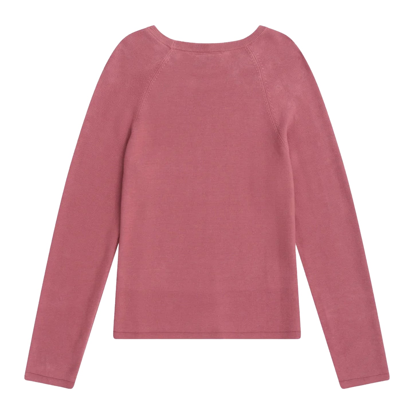 Pink - Back - Animal Womens-Ladies Textured Cotton Jumper