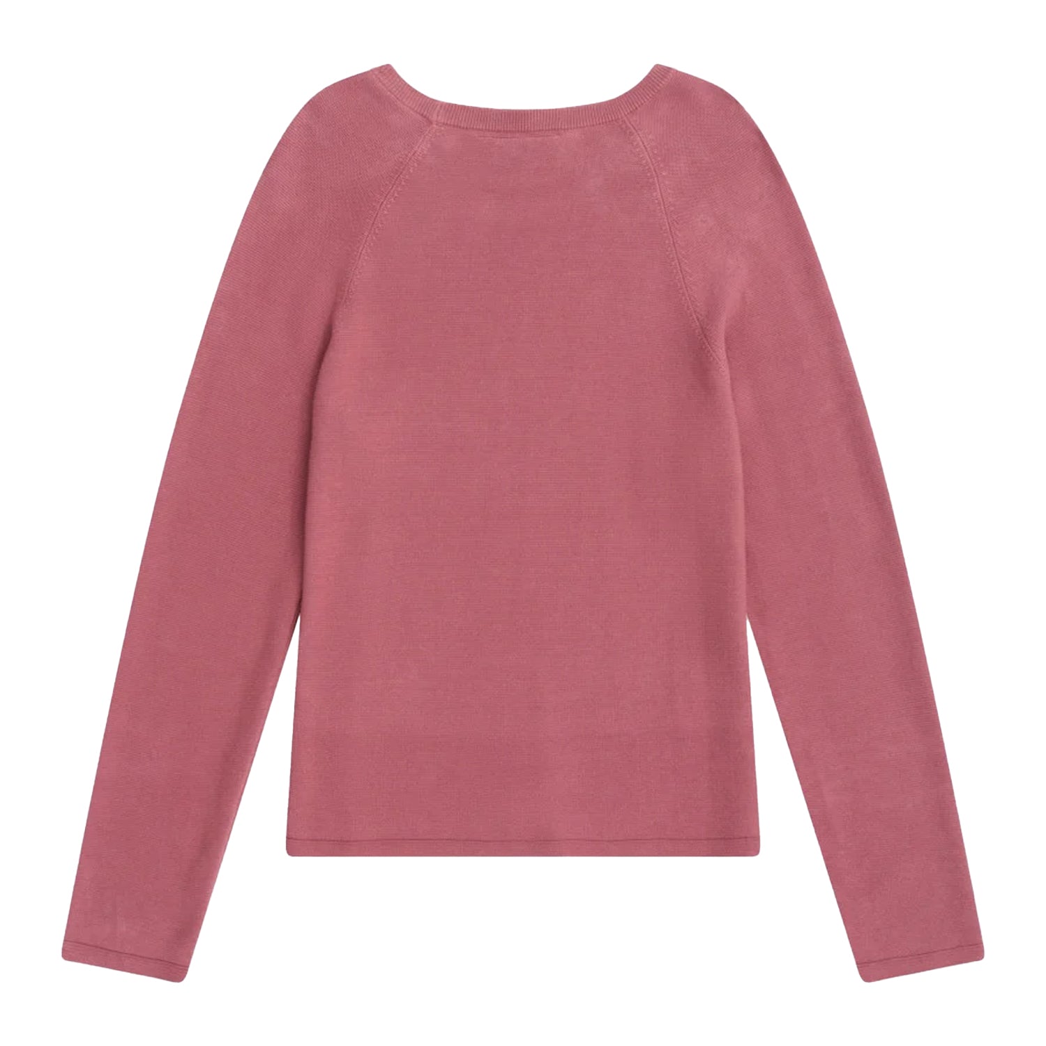 Pink - Back - Animal Womens-Ladies Textured Cotton Jumper