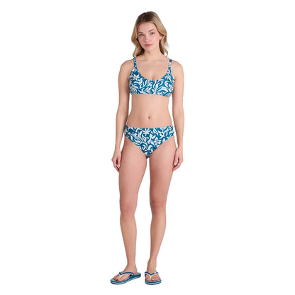 Blue - Side - Animal Womens-Ladies Skye Bikini Bottoms