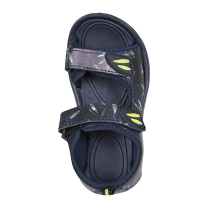 Navy - Lifestyle - Mountain Warehouse Childrens-Kids Sand Leaf Sandals