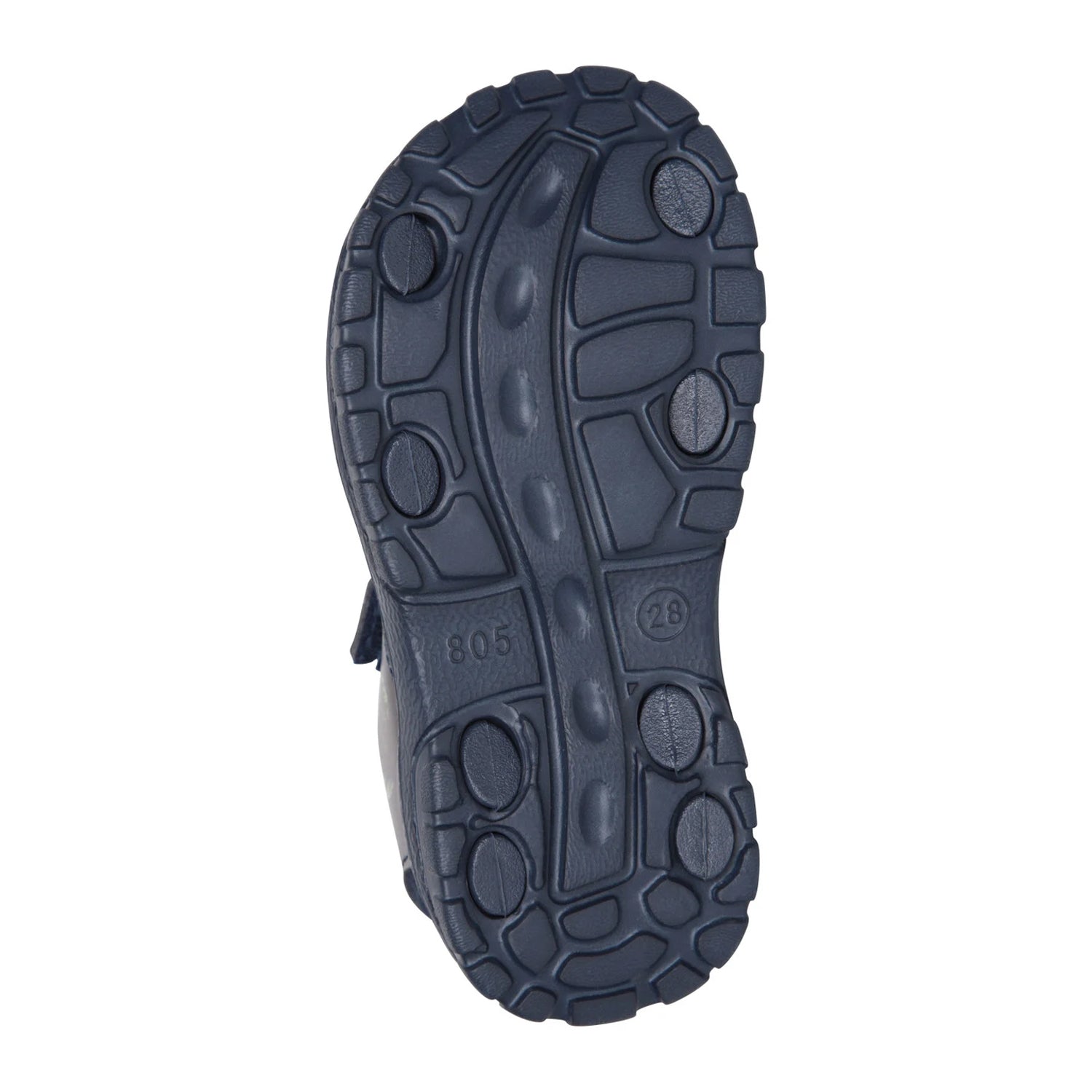Navy - Pack Shot - Mountain Warehouse Childrens-Kids Sand Leaf Sandals