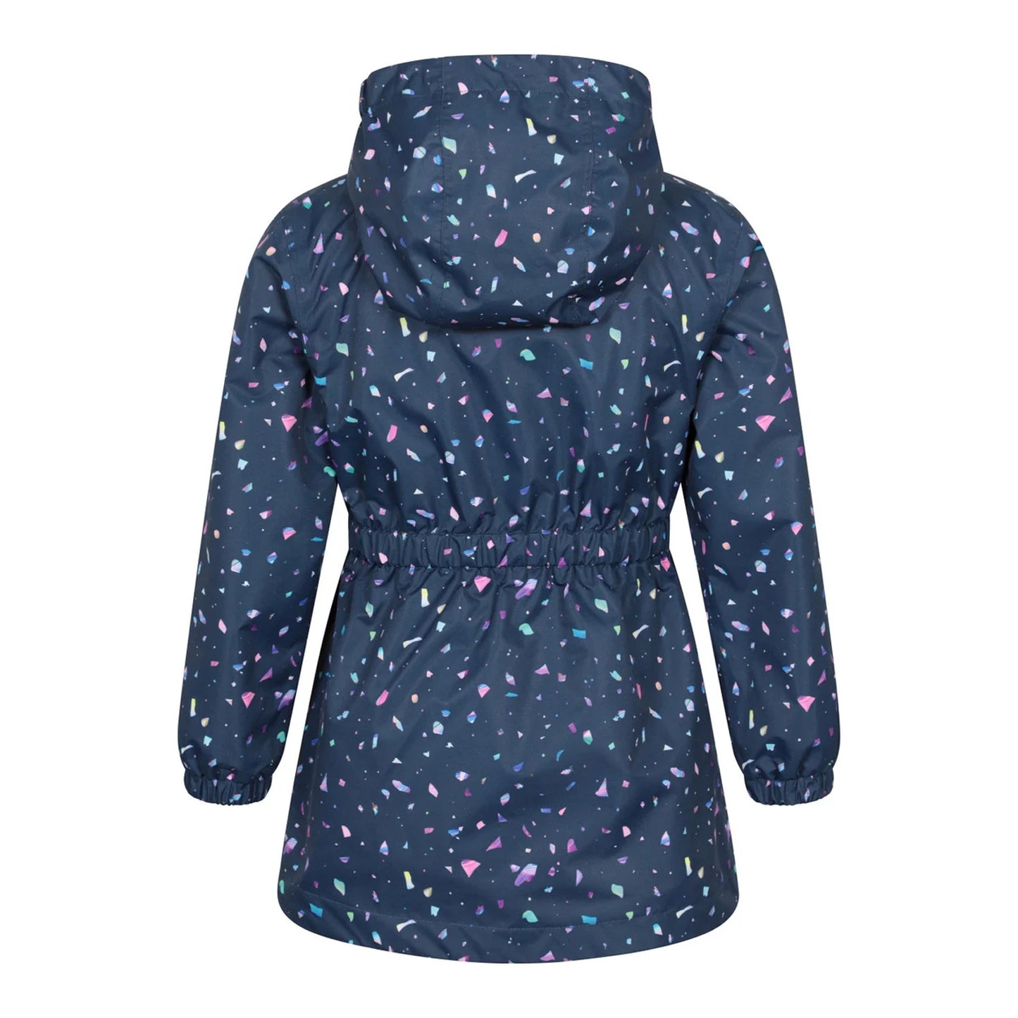 Navy - Back - Mountain Warehouse Childrens-Kids Dale Unicorn Lightweight Waterproof Jacket