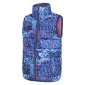 Purple - Side - Mountain Warehouse Childrens-Kids Rocko Animal Print Padded Gilet