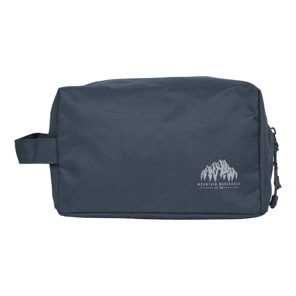 Navy - Side - Mountain Warehouse Logo Travel Wash Bag