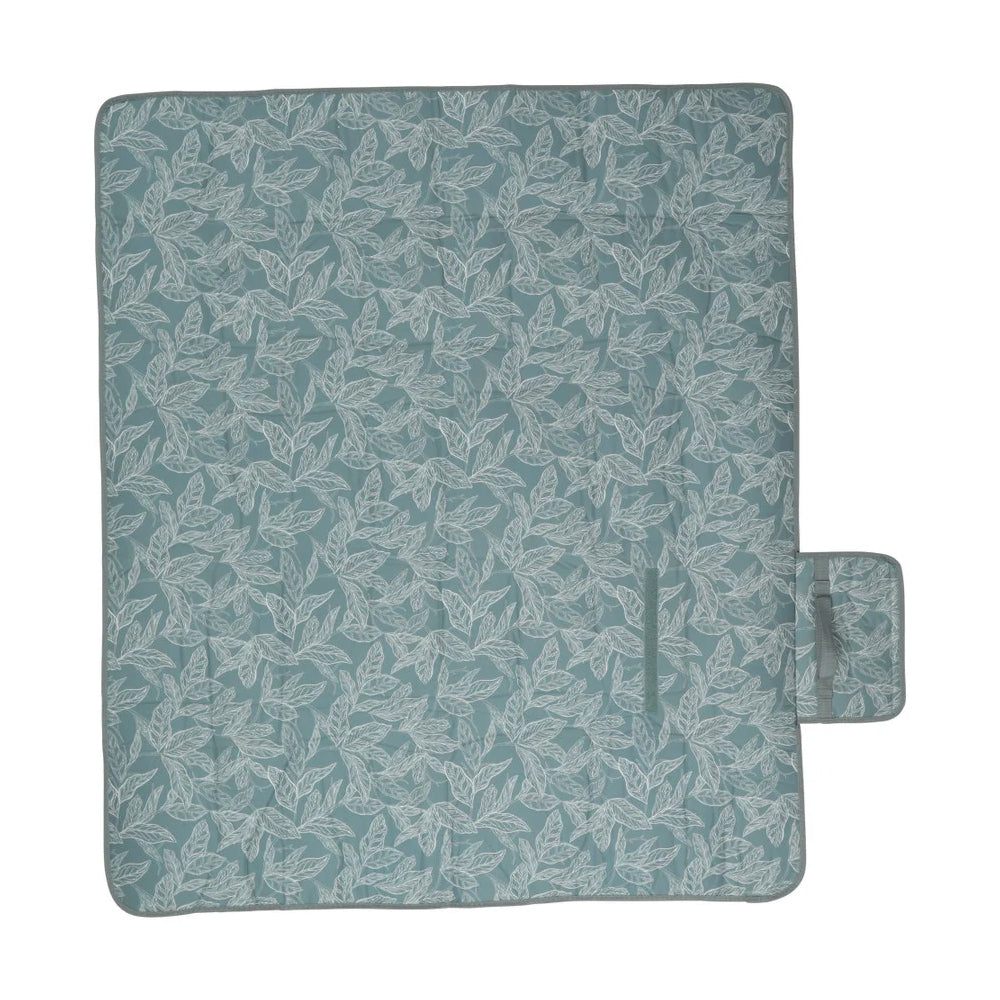 Green - Front - Mountain Warehouse Leaves Picnic Blanket