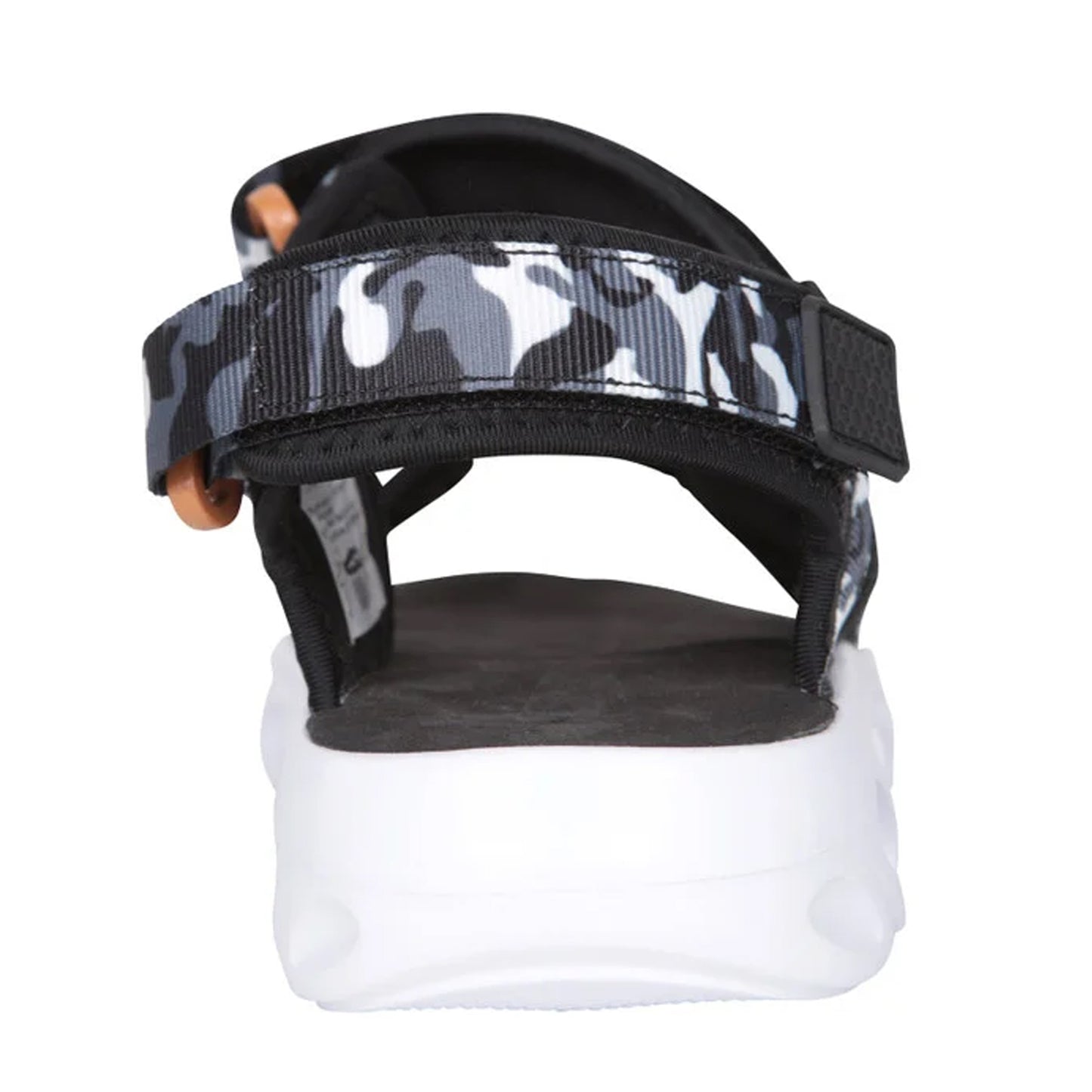 Black - Back - Mountain Warehouse Childrens-Kids Ripple Camo Lightweight Adjustable Outdoor Sandals