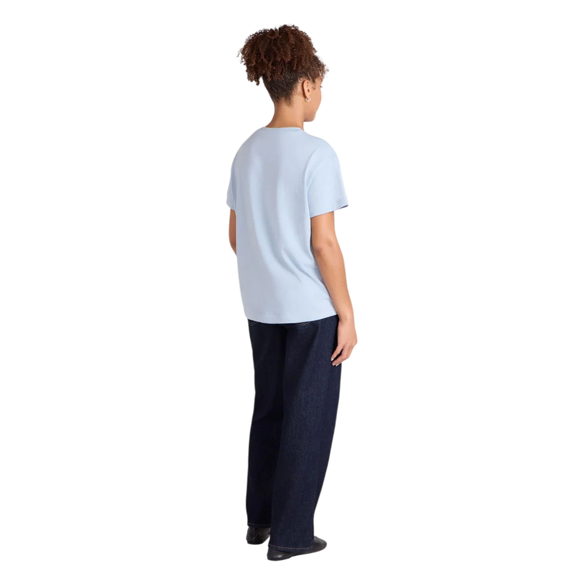 Blue - Lifestyle - Animal Womens-Ladies Grace Heavyweight Relaxed Fit Short-Sleeved T-Shirt
