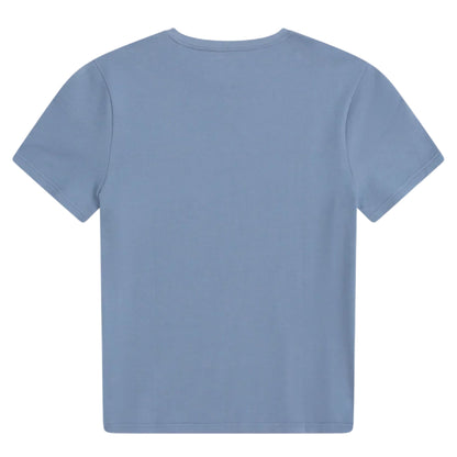 Blue - Back - Animal Mens Textured Chest Pocket T-Shirt