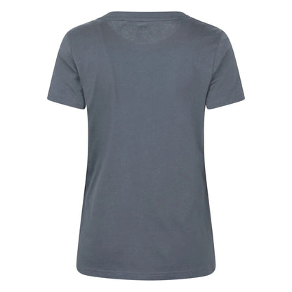 Dark Blue - Back - Mountain Warehouse Womens-Ladies Keswick Chest Print T-Shirt