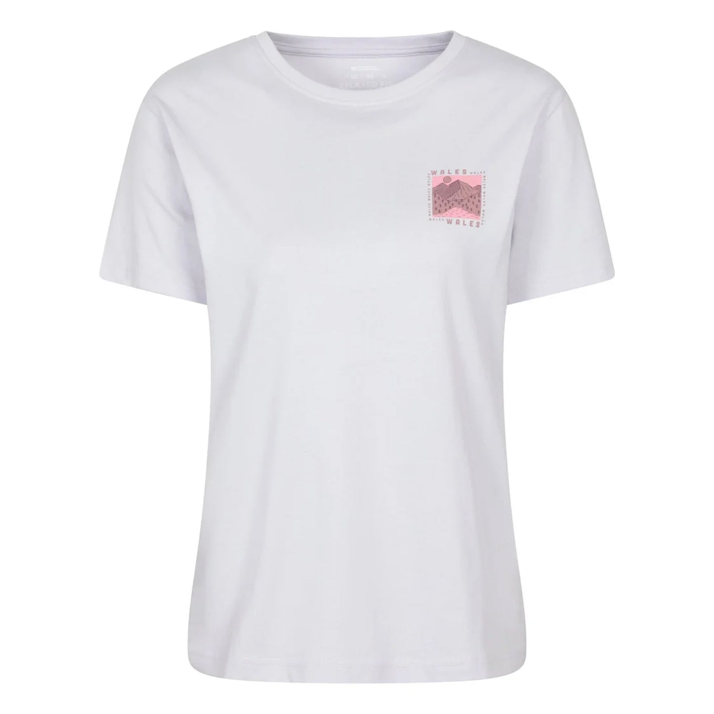 Lilac - Side - Mountain Warehouse Womens-Ladies Wales Mountain T-Shirt