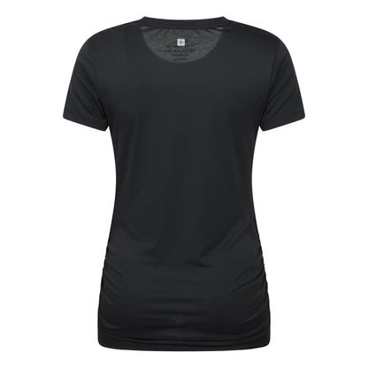 Black - Back - Mountain Warehouse Womens-Ladies Active Ruched Longline T-Shirt