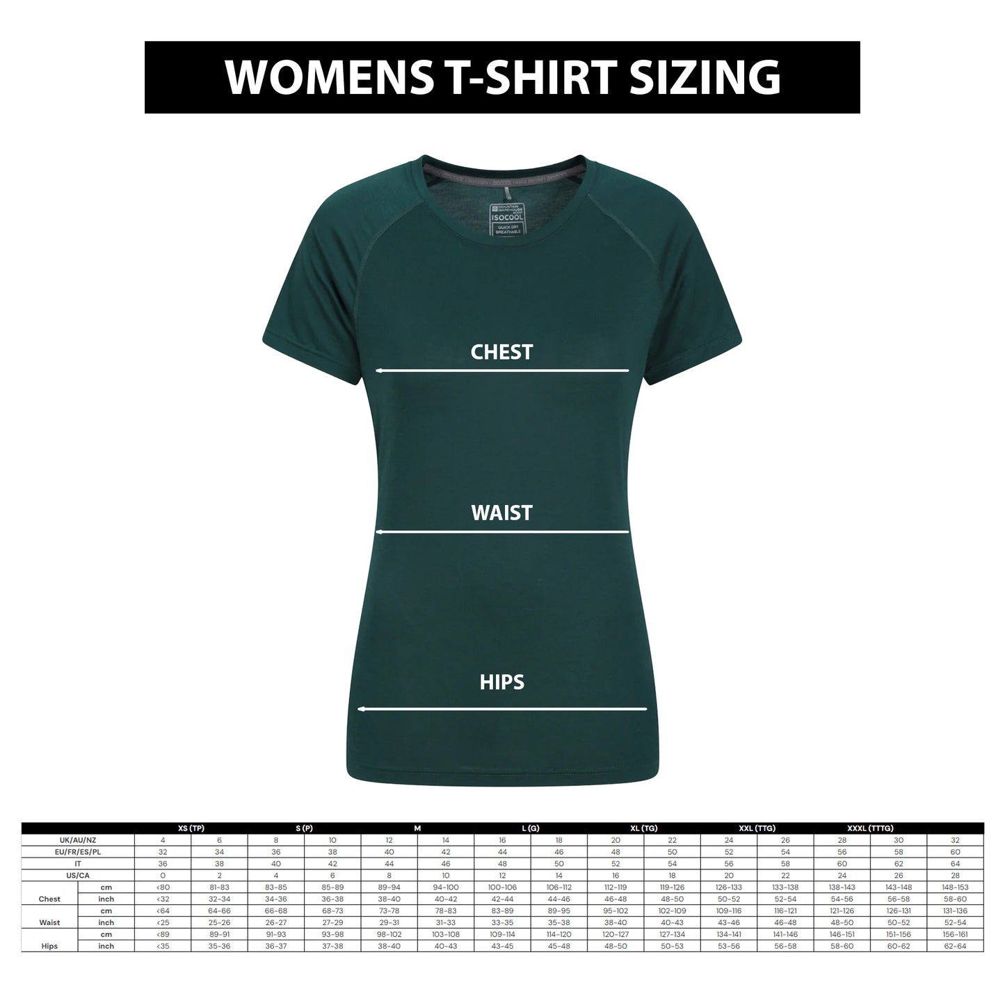 Khaki Green - Side - Mountain Warehouse Womens-Ladies Active Ruched Longline T-Shirt