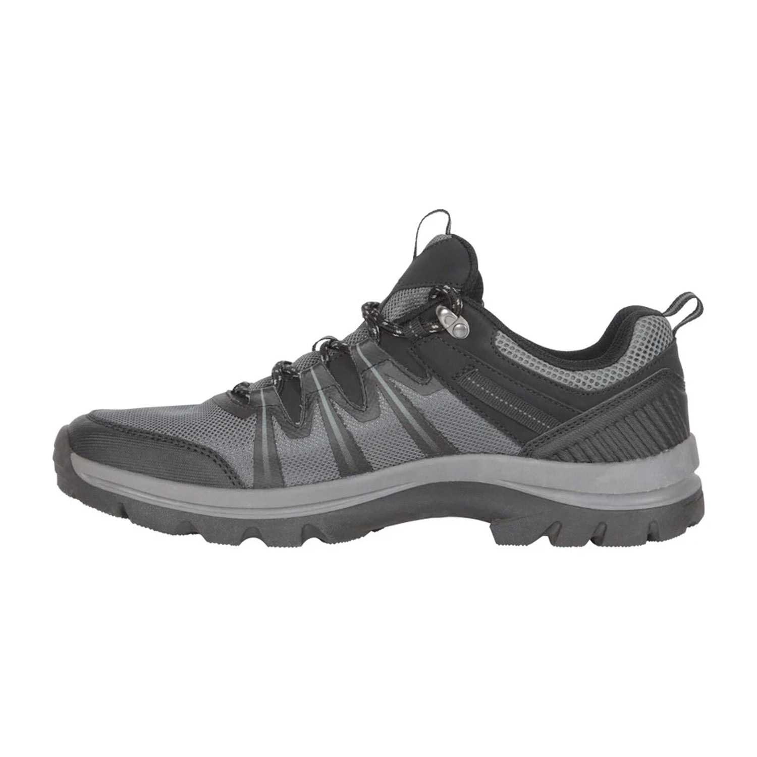 Black - Side - Mountain Warehouse Mens Lomond Outdoor Walking Shoes