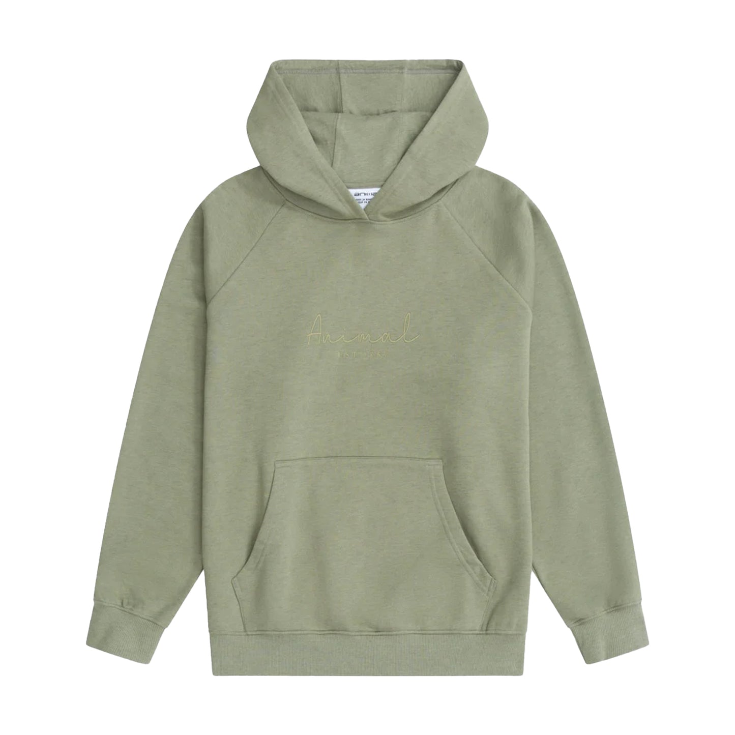 Green - Front - Animal Womens-Ladies Kaya Logo Hoodie