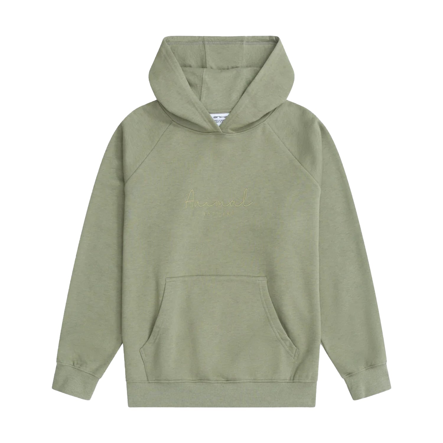 Green - Front - Animal Womens-Ladies Kaya Logo Hoodie