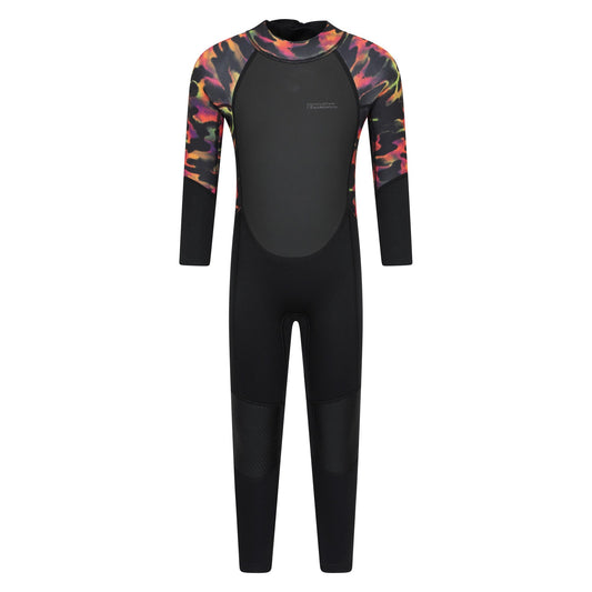 Red - Front - Mountain Warehouse Childrens-Kids Printed Full Wetsuit