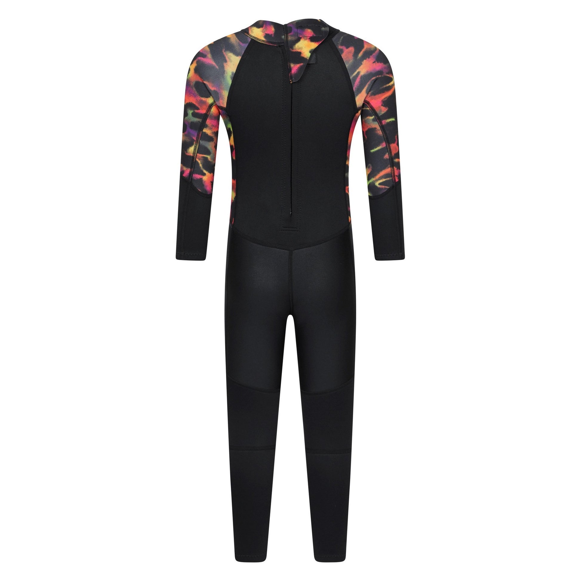 Red - Back - Mountain Warehouse Childrens-Kids Printed Full Wetsuit