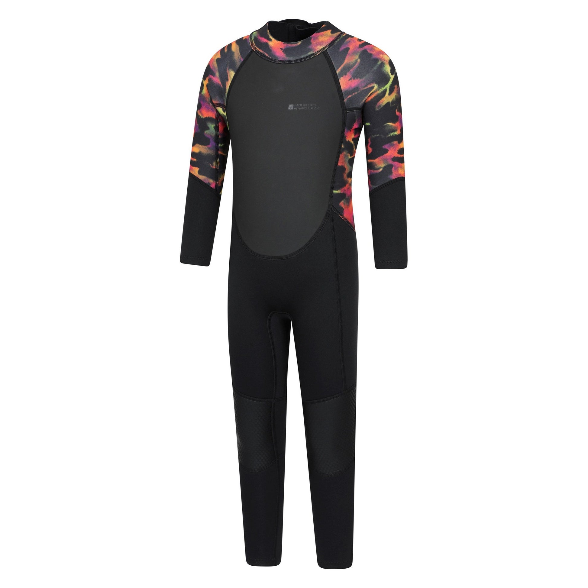 Red - Side - Mountain Warehouse Childrens-Kids Printed Full Wetsuit
