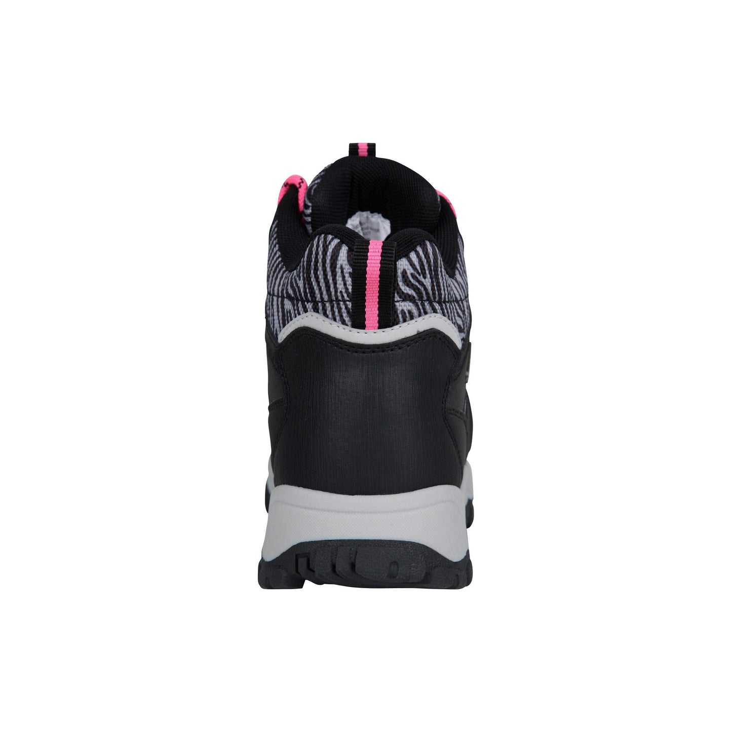Bright Pink - Back - Mountain Warehouse Womens-Ladies Adventurer Zebra Print Waterproof Boots