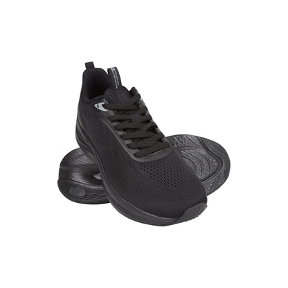 Black - Pack Shot - Mountain Warehouse Childrens-Kids Nimble Lightweight Active Trainers
