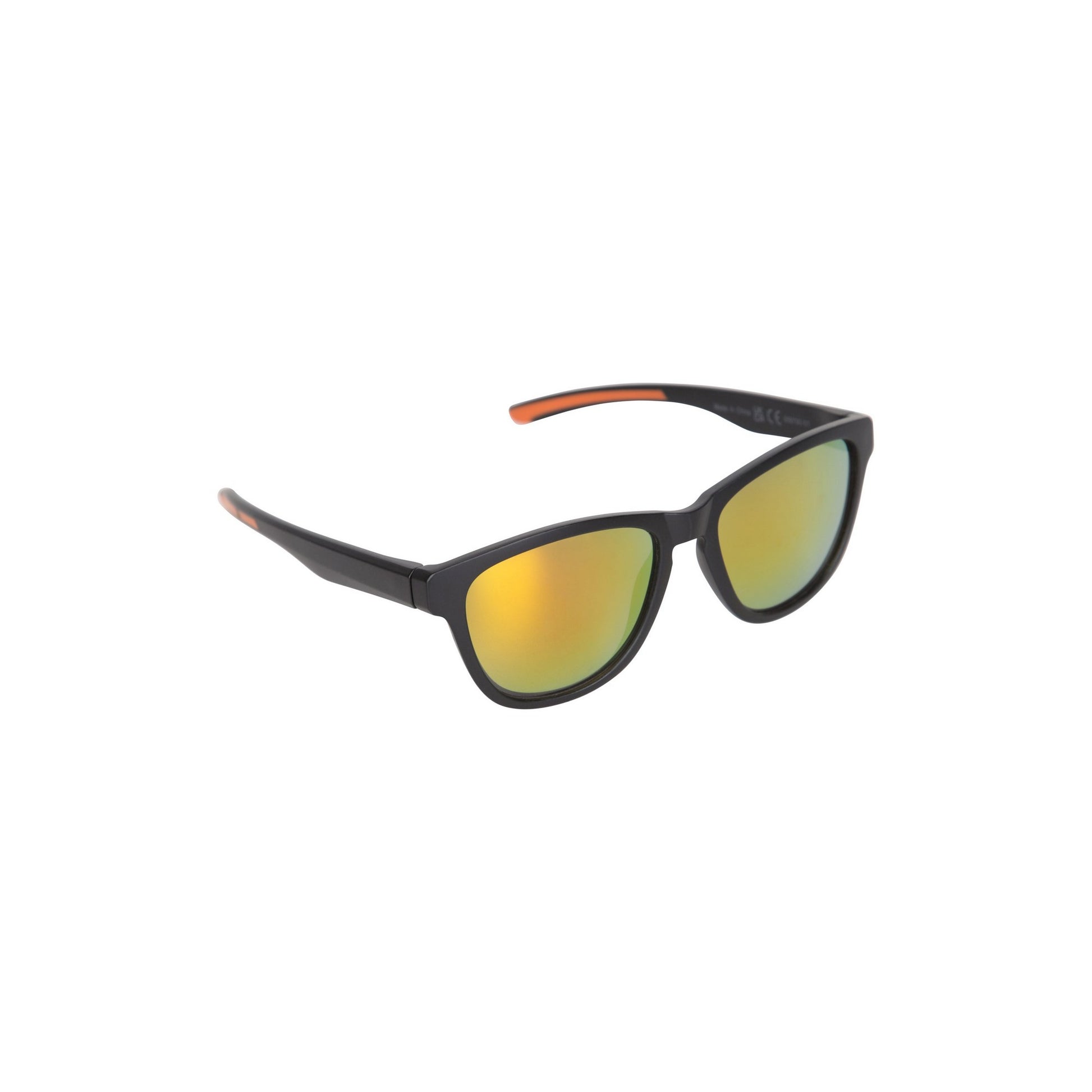 Black - Lifestyle - Mountain Warehouse Unisex Adult Montego Mirrored Sunglasses