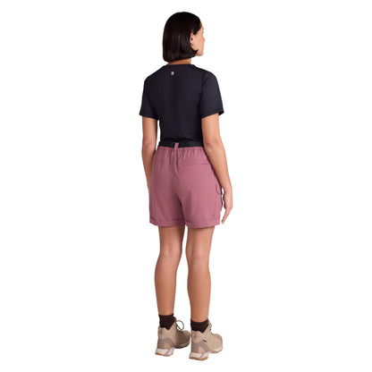 Dark Pink - Lifestyle - Mountain Warehouse Womens-Ladies Stellar Ripstop Hiking Cargo Shorts
