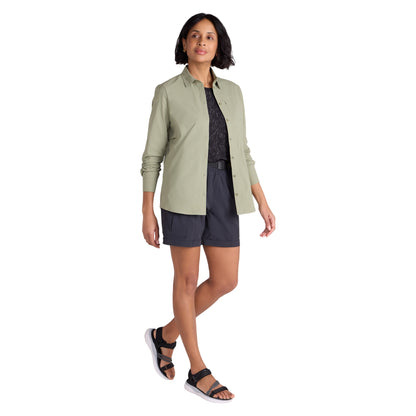Khaki Green - Side - Mountain Warehouse Womens-Ladies Tahiti Quick Dry Shirt