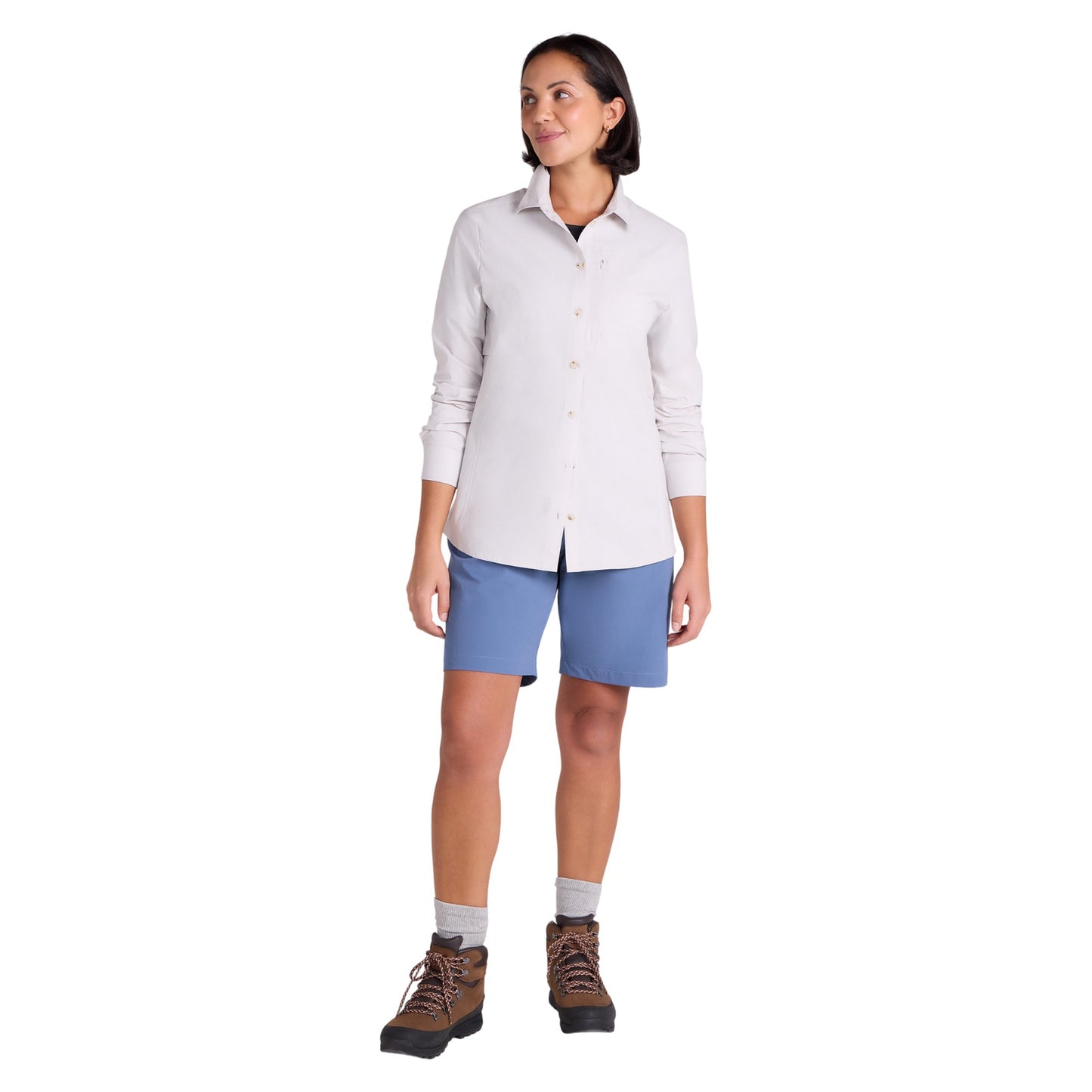 Beige - Side - Mountain Warehouse Womens-Ladies Tahiti Quick Dry Shirt