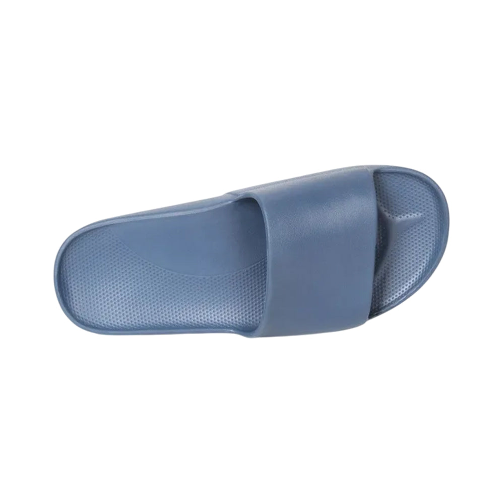 Navy - Back - Animal Mens Poolside Sliders