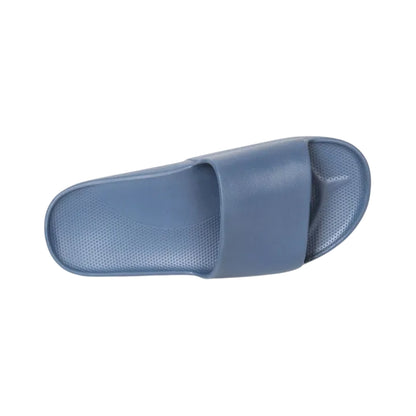 Navy - Back - Animal Mens Poolside Sliders