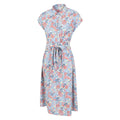Light Blue - Side - Mountain Warehouse Womens-Ladies Vienna Floral Shirt Dress