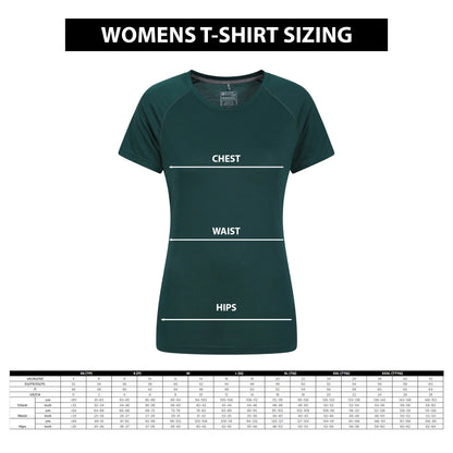 Blue - Lifestyle - Animal Womens-Ladies Aria Front Knot T-Shirt