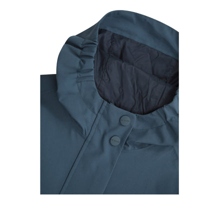 Blue - Side - Animal Childrens-Kids Hyde Waterproof Jacket