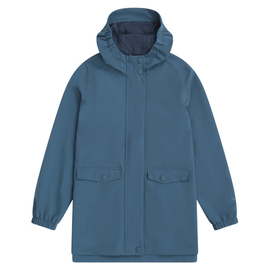Blue - Front - Animal Childrens-Kids Hyde Waterproof Jacket