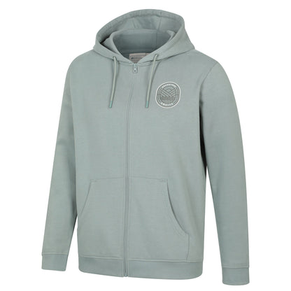 Green - Side - Mountain Warehouse Mens Adventure Awaits Full Zip Hoodie