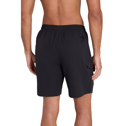 Black - Back - Animal Mens Reeva Hybrid Swim Shorts