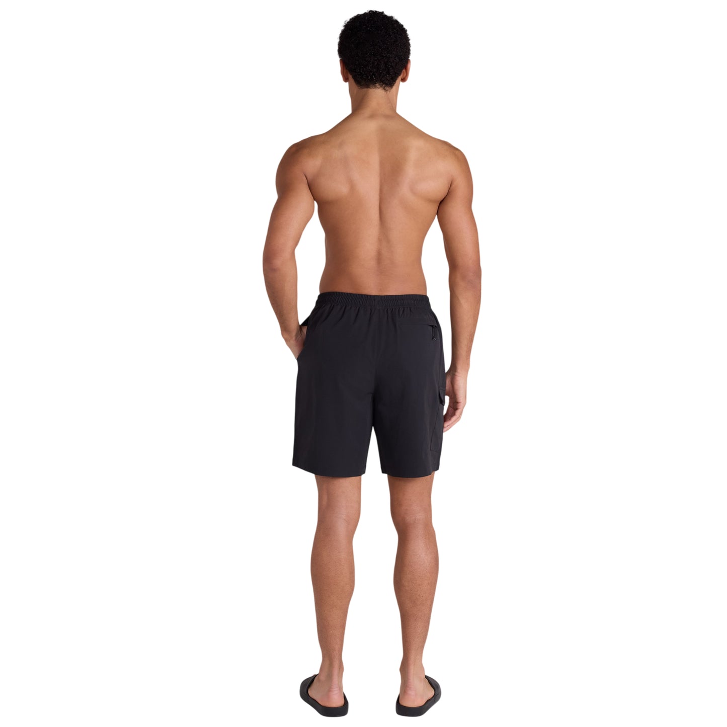 Black - Lifestyle - Animal Mens Reeva Hybrid Swim Shorts