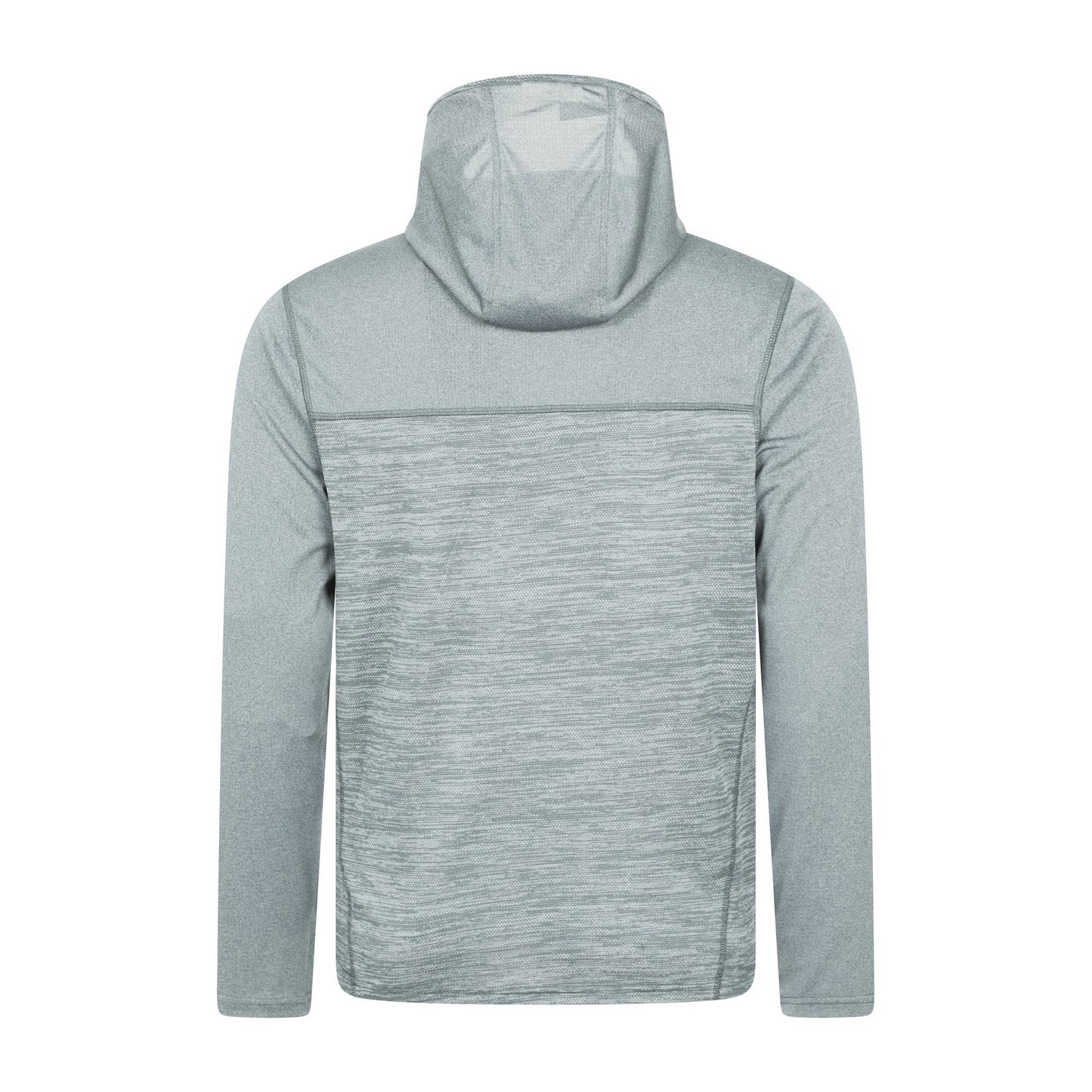 Light Grey - Back - Mountain Warehouse Mens Ignite Active Hoodie