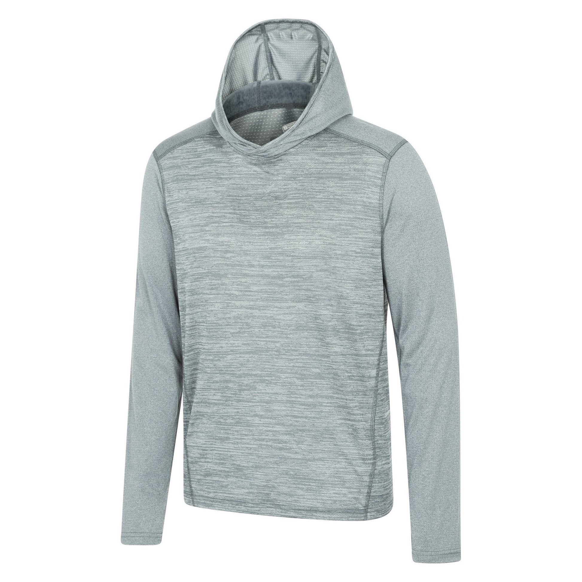 Light Grey - Side - Mountain Warehouse Mens Ignite Active Hoodie