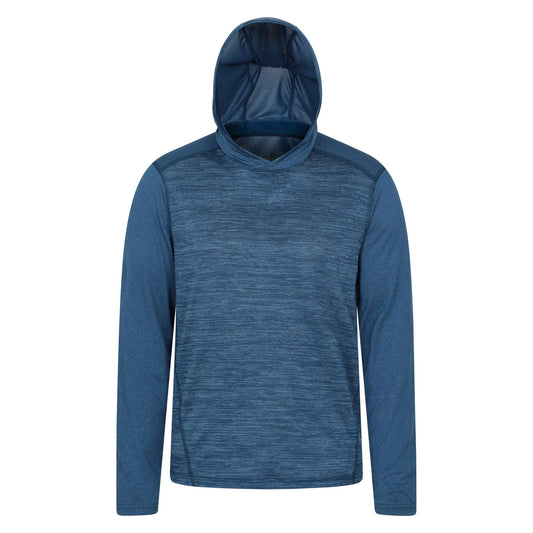 Blue - Front - Mountain Warehouse Mens Ignite Active Hoodie