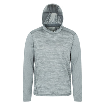 Light Grey - Front - Mountain Warehouse Mens Ignite Active Hoodie