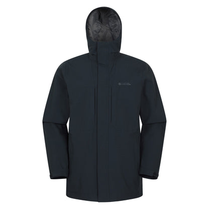 Navy - Front - Mountain Warehouse Mens Ridge Waterproof Jacket