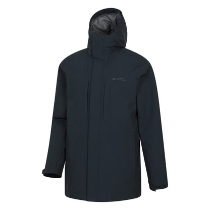 Navy - Side - Mountain Warehouse Mens Ridge Waterproof Jacket