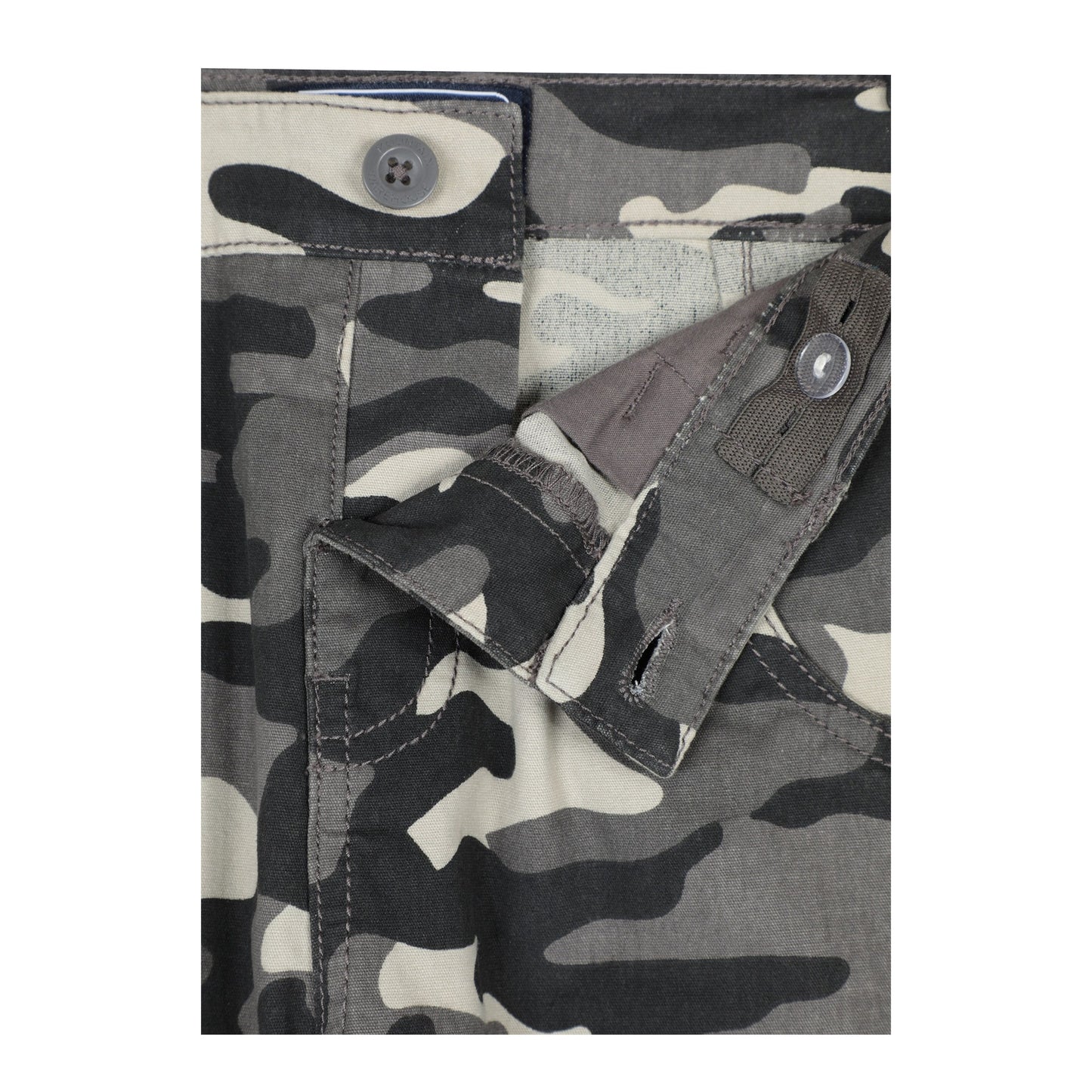 Black - Pack Shot - Mountain Warehouse Boys Camo Cargo Trousers