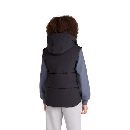 Jet Black - Back - Animal Womens-Ladies Oslo Padded Gilet