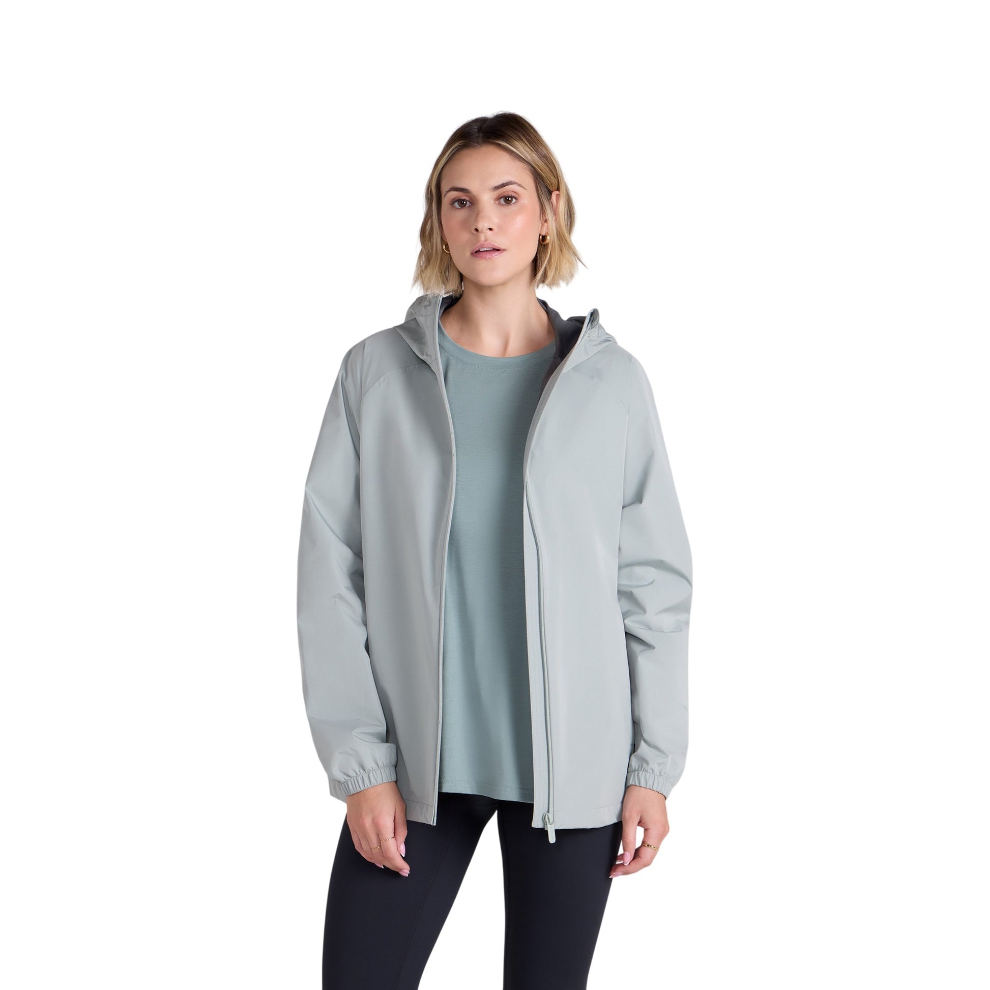 Mint - Side - Animal Womens-Ladies Reid Waterproof Jacket