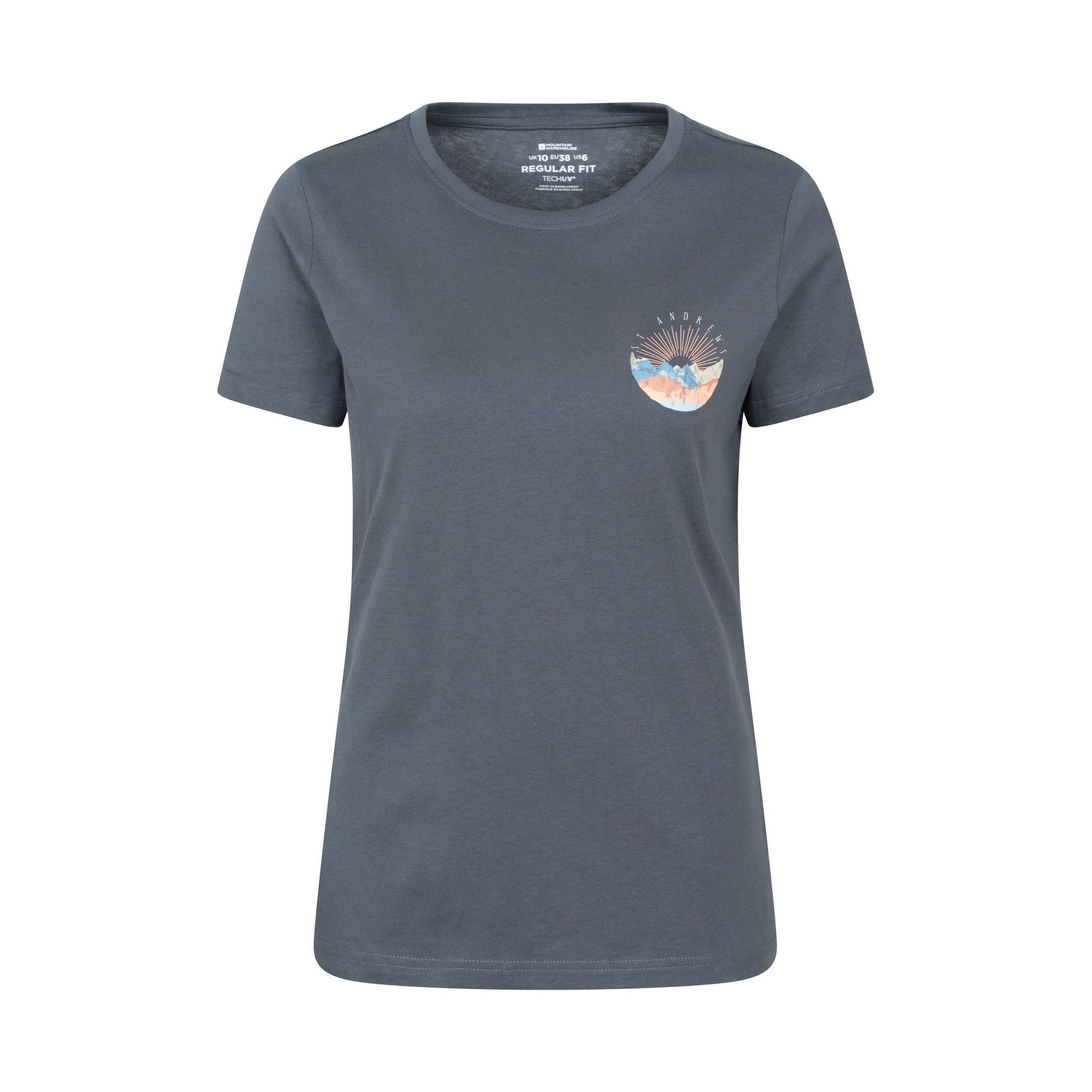 Dark Blue - Front - Mountain Warehouse Womens-Ladies St Andrews T-Shirt