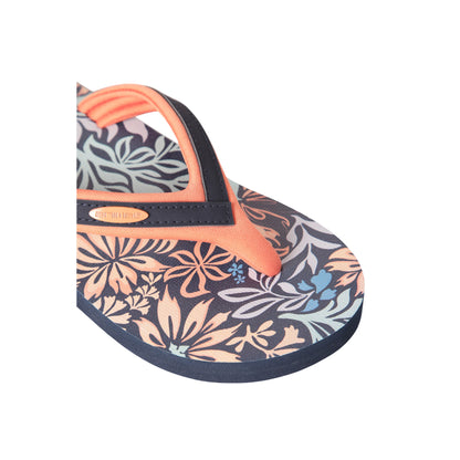 Coral - Lifestyle - Animal Childrens-Kids Swish Floral Flip Flops